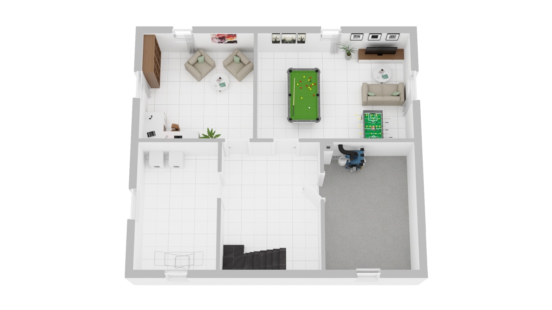 Grundriss Souterrain